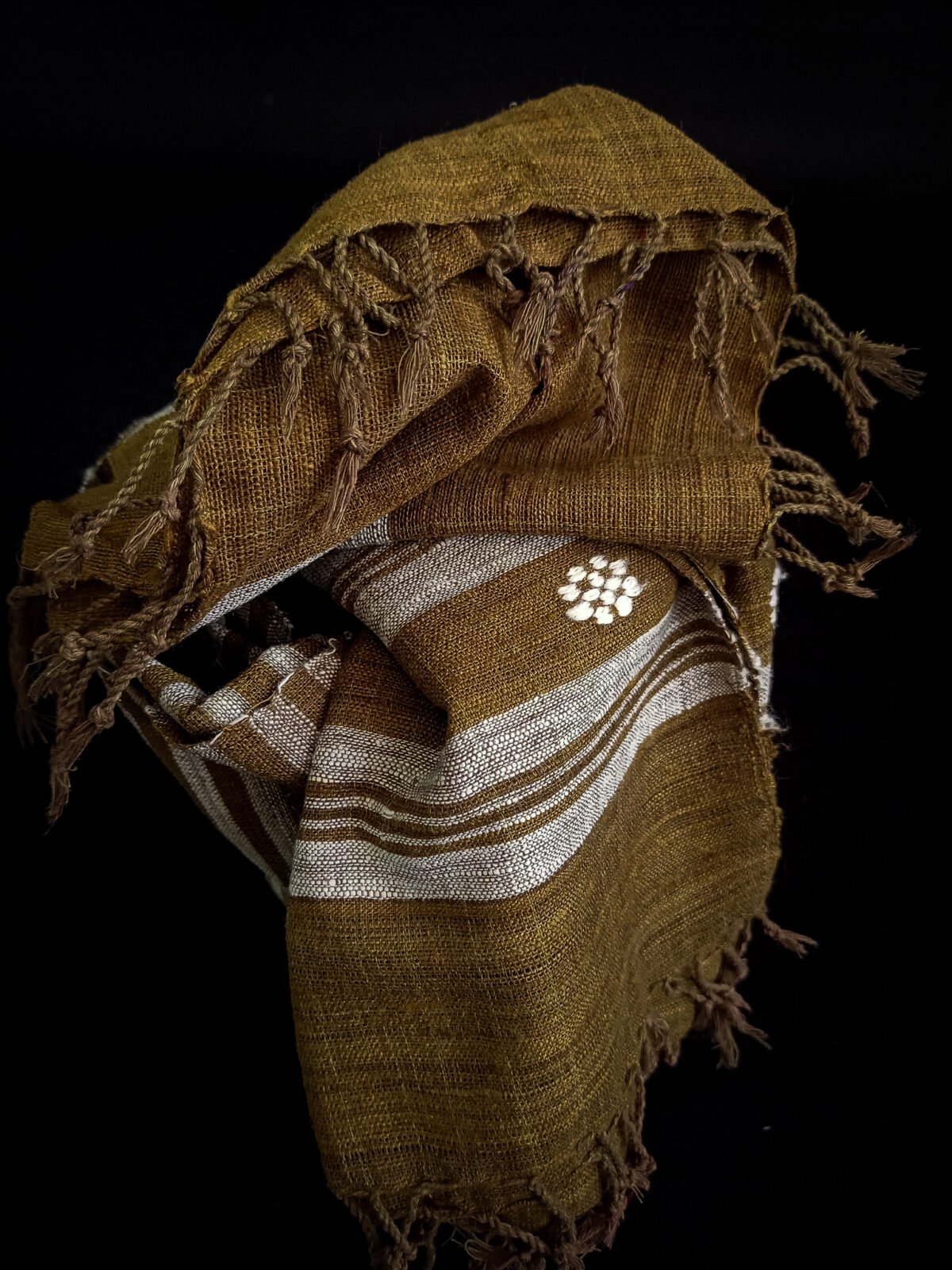 Mix Colour Eri Natural Dye Stole - Image 4