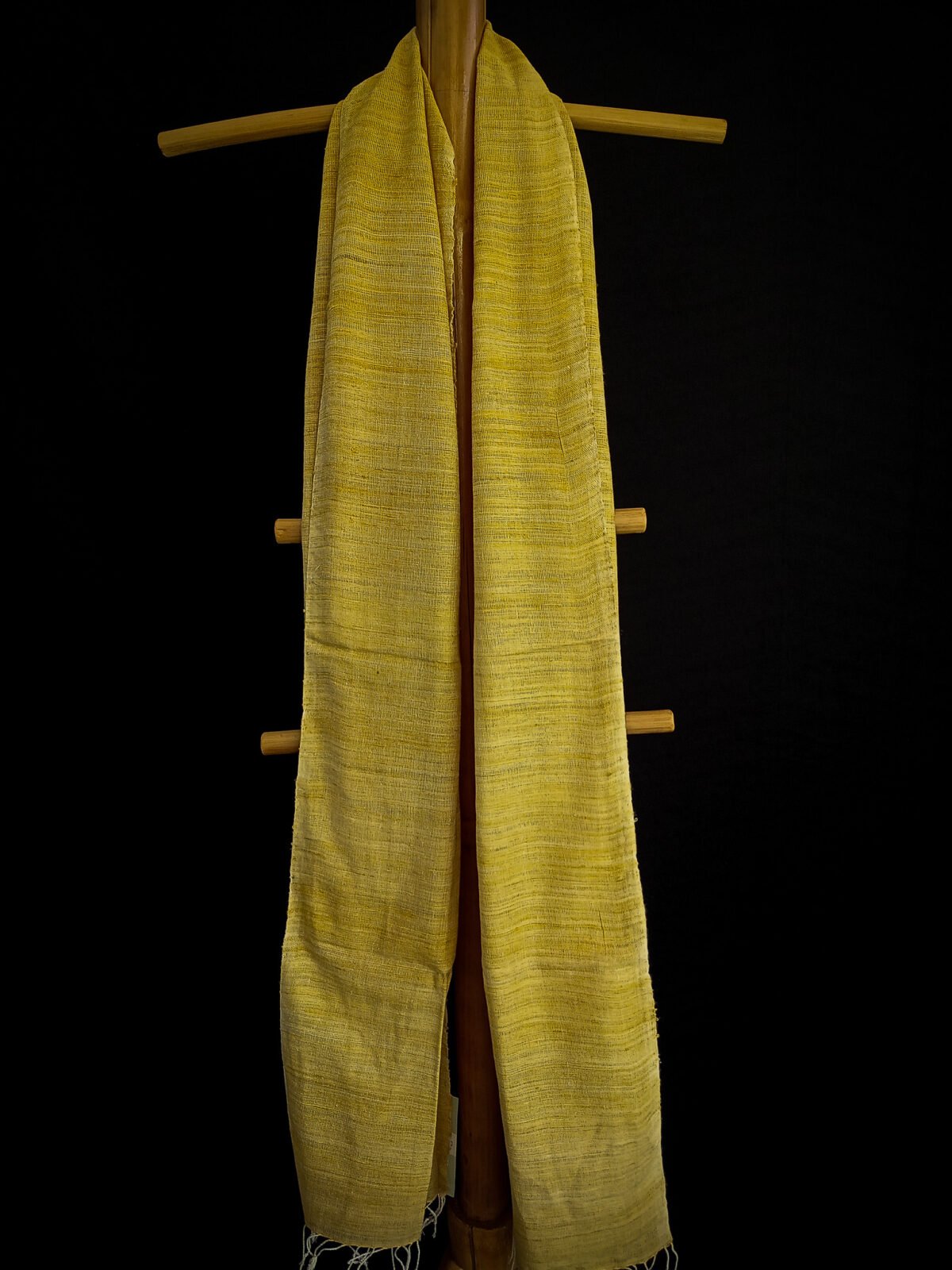 Marigold Eri Natural Dye Stole - Image 2