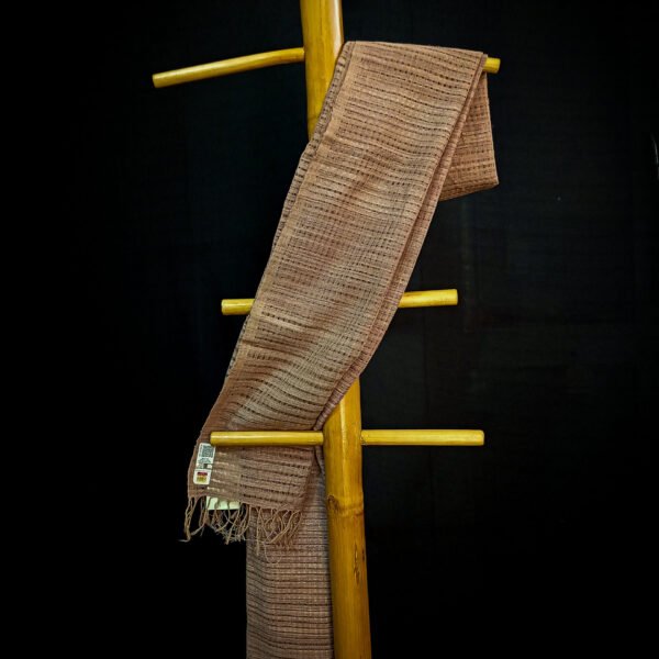 Rosy Brown Eri Natural Dye Skip Stole