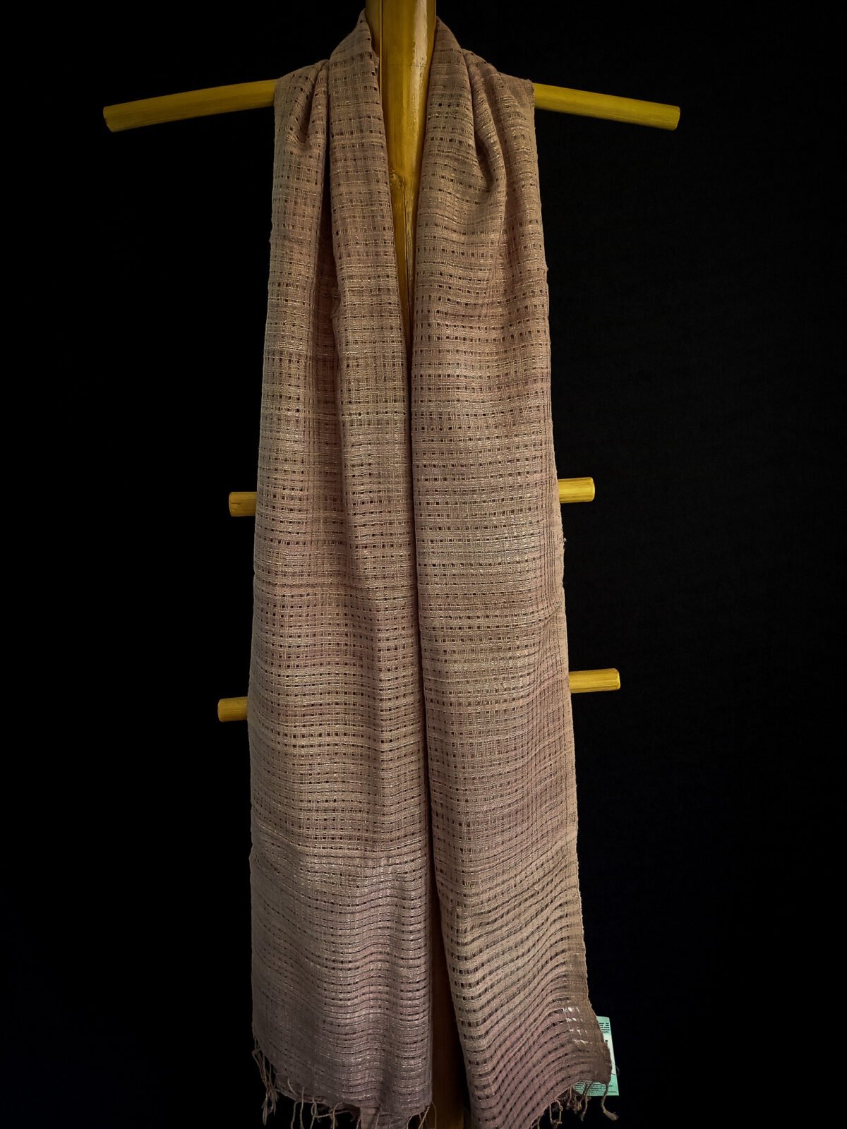 Walnut Eri Natural Dye Stole - Image 4