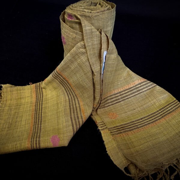 Mix Green Natural Dye Silk Stole