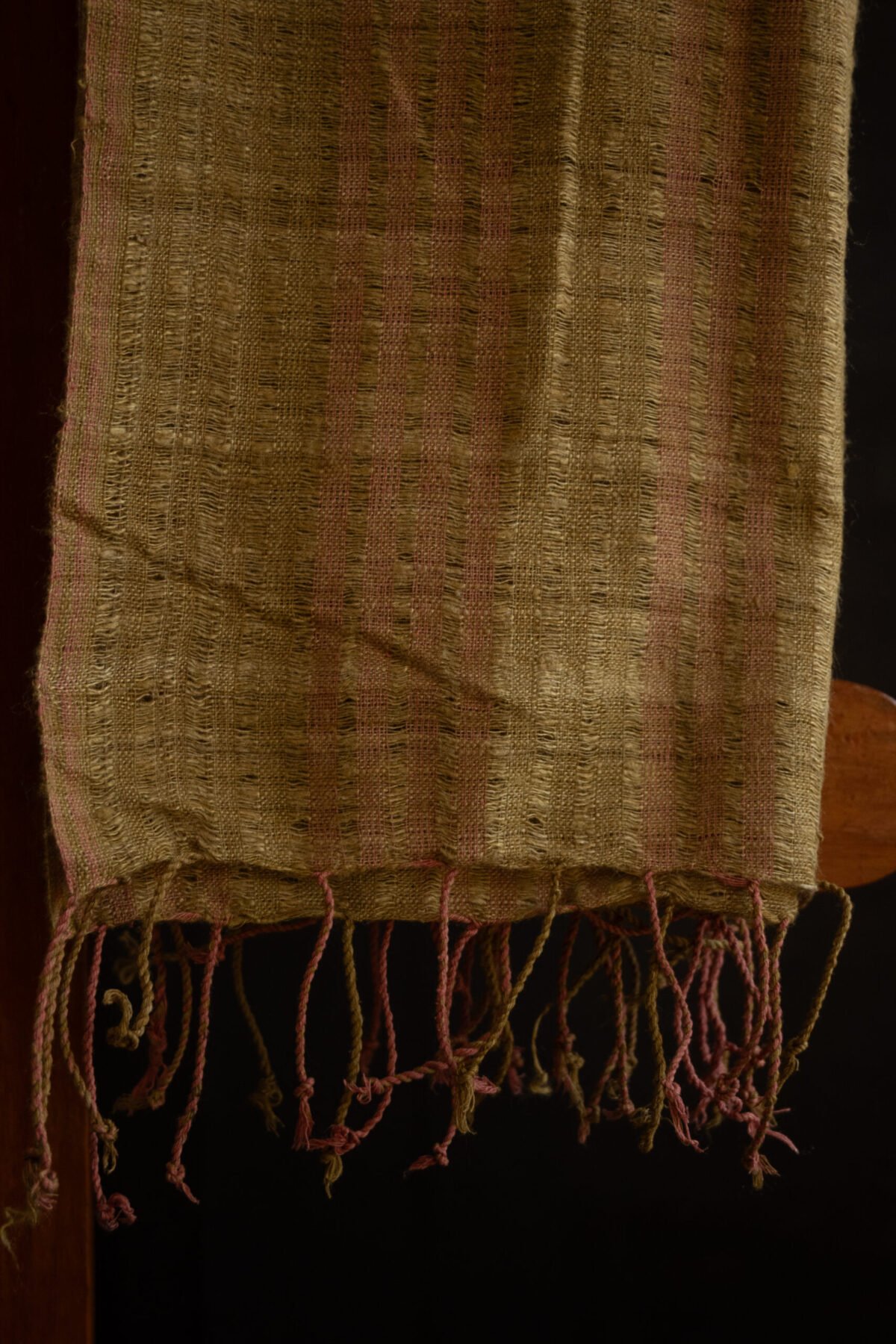 Sage Green Skip Eri Stole - Image 2