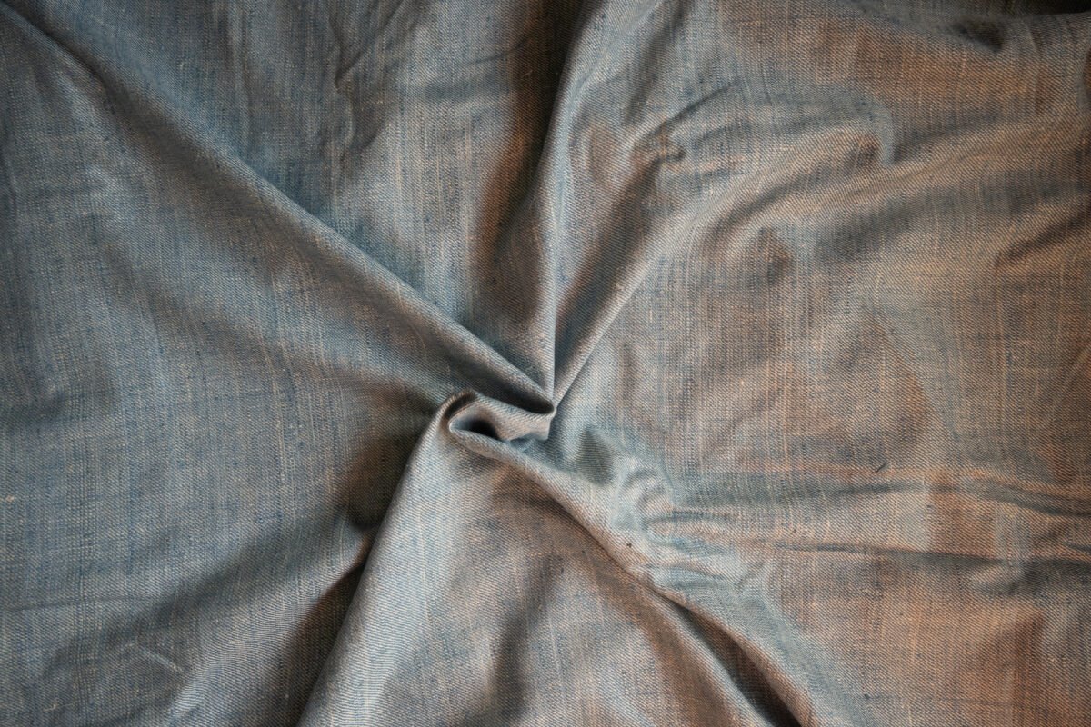 Battleship Grey Twill Eri Fabric - Image 3