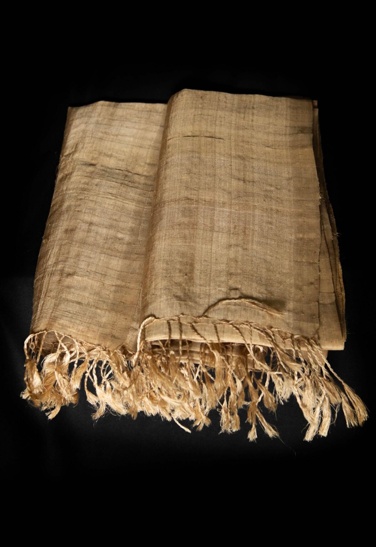Muga Plain Stole - Image 2