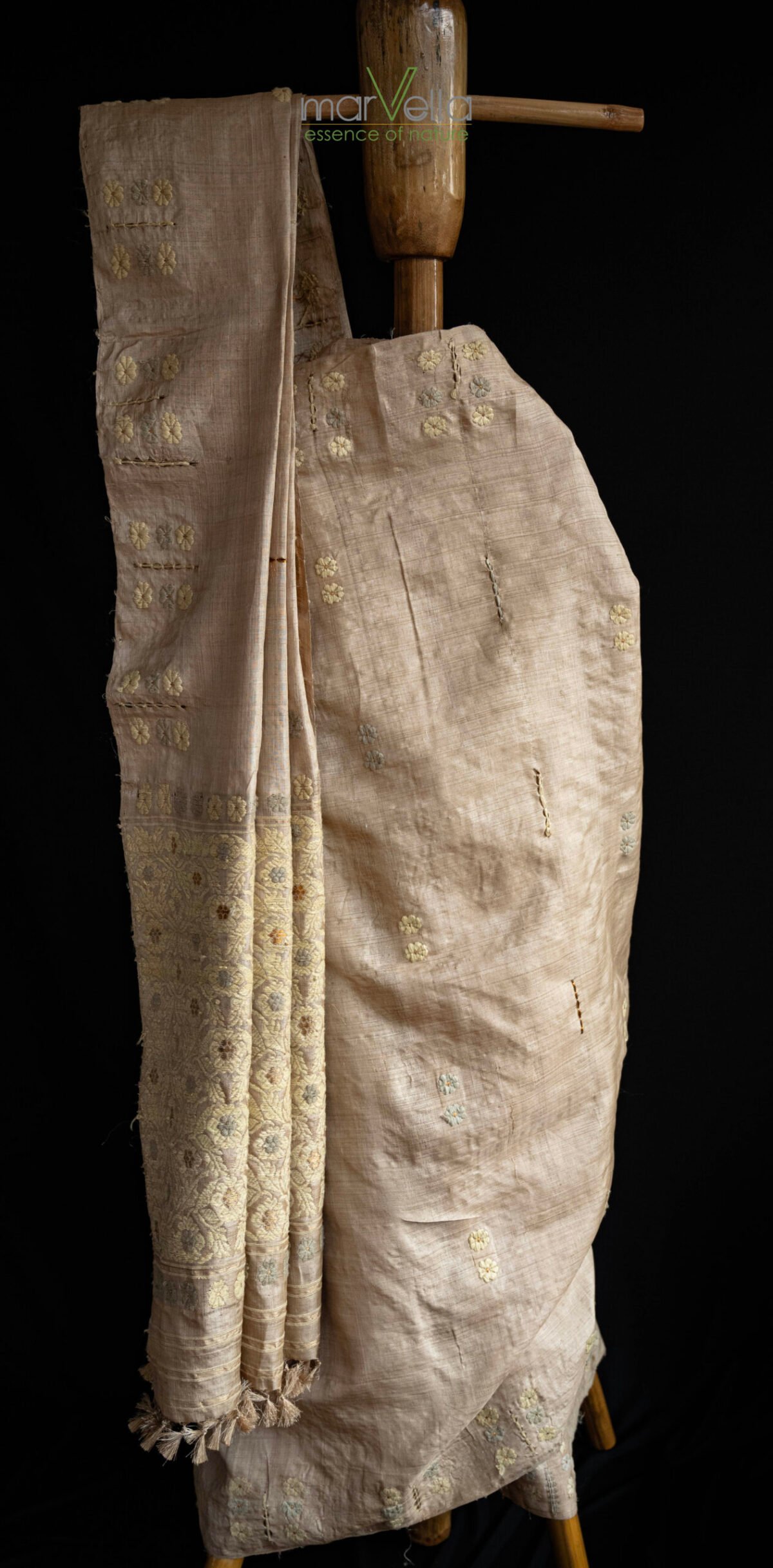 Muga Silk Saree PF Neem