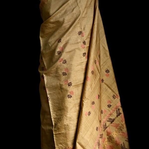 Muga Silk Petals Saree