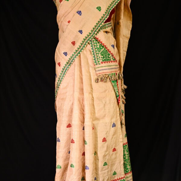 Muga Silk Traditional Motif Mekhela Chador