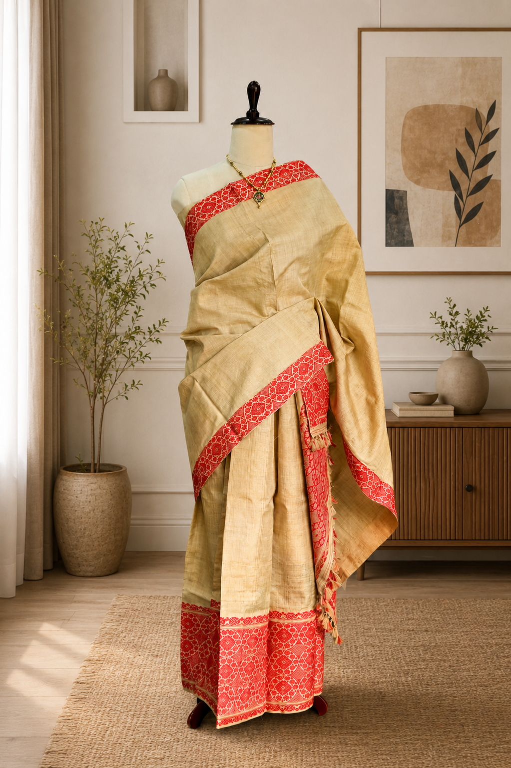 MUGA SILK MEKHELA CHADOR