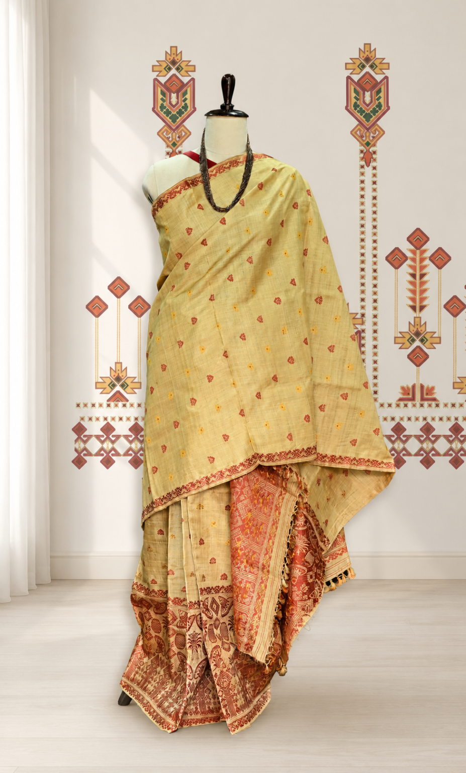 MUGA SILK MEKHELA CHADOR