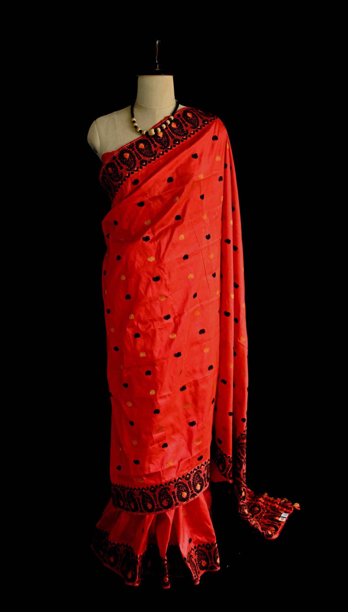 MULBERRY SILK SAREE RED