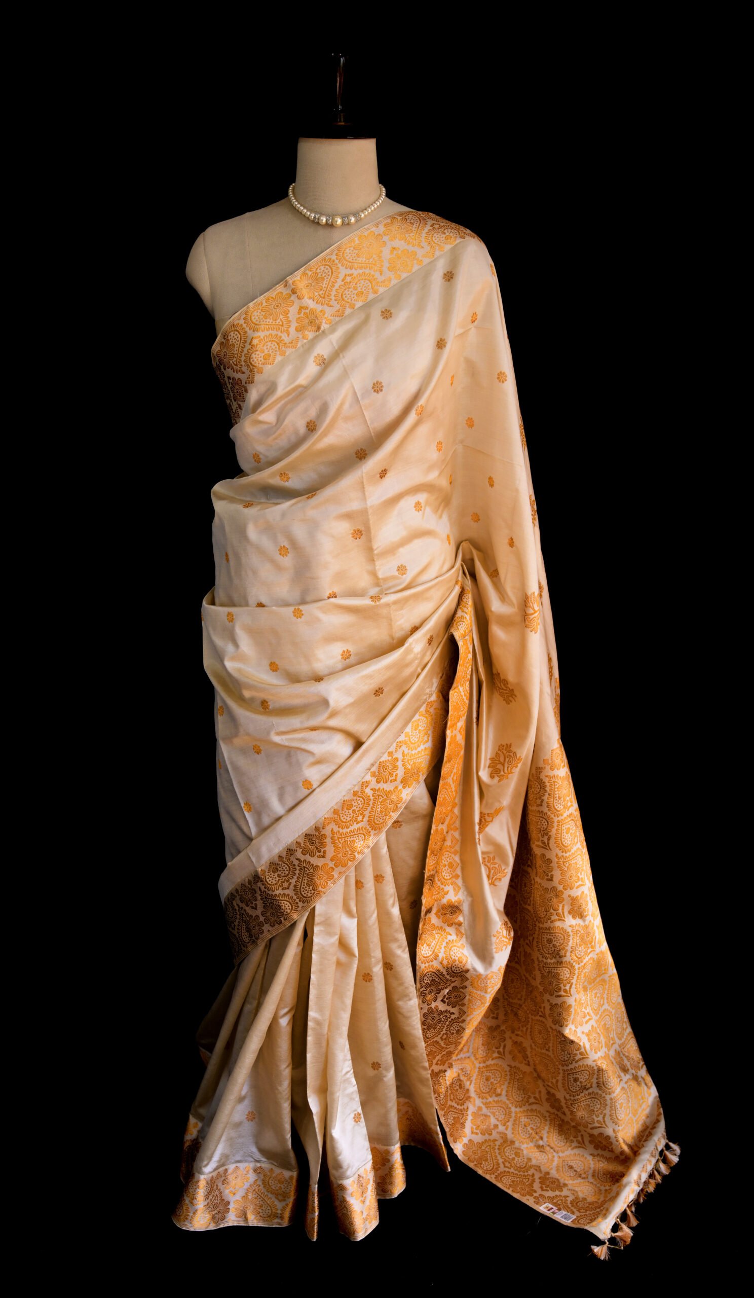 TASSAR MULBERRY BLEND SAREE