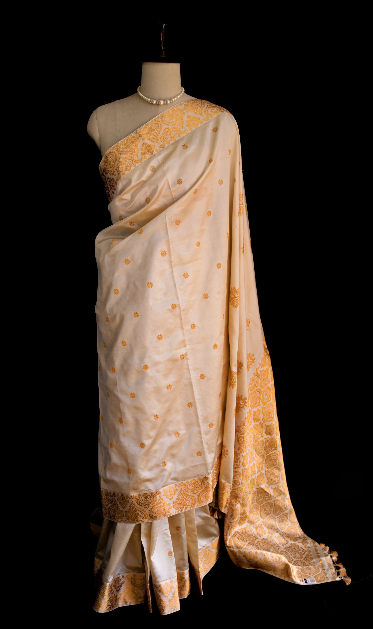 TASSAR MULBERRY BLEND SAREE - Image 2