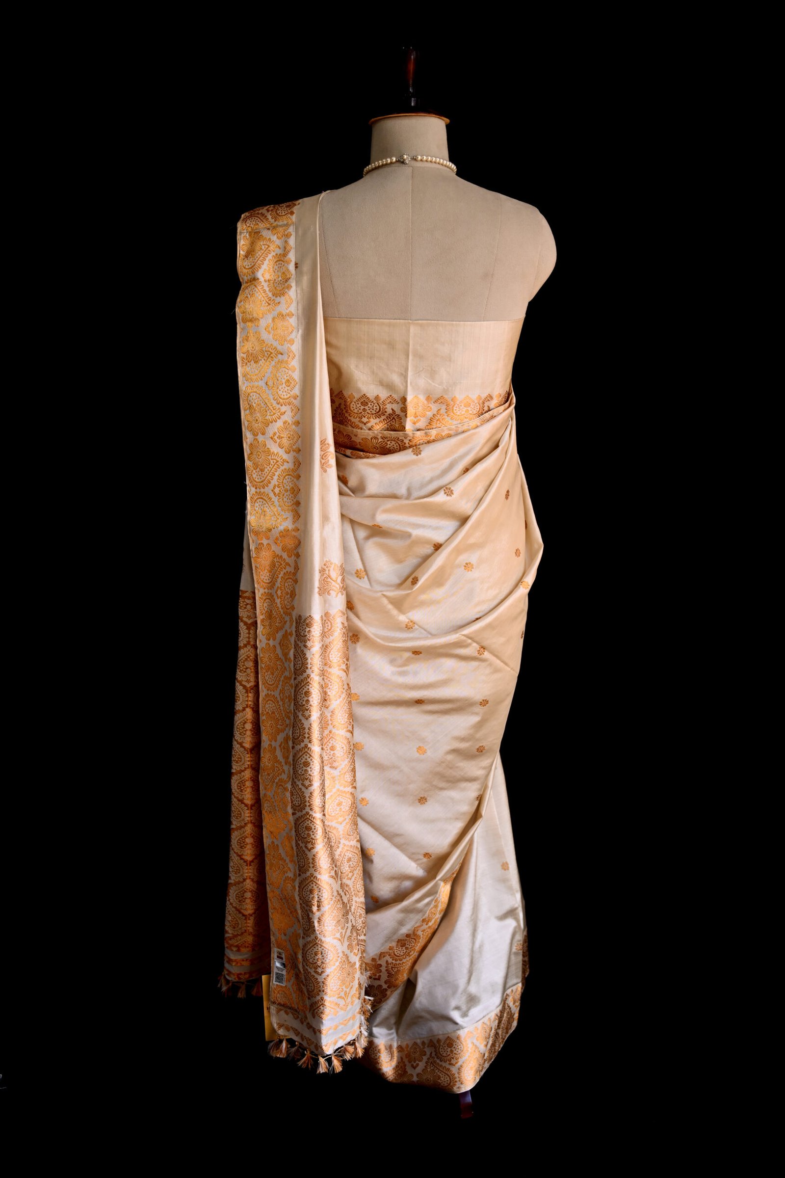TASSAR MULBERRY BLEND SAREE - Image 6