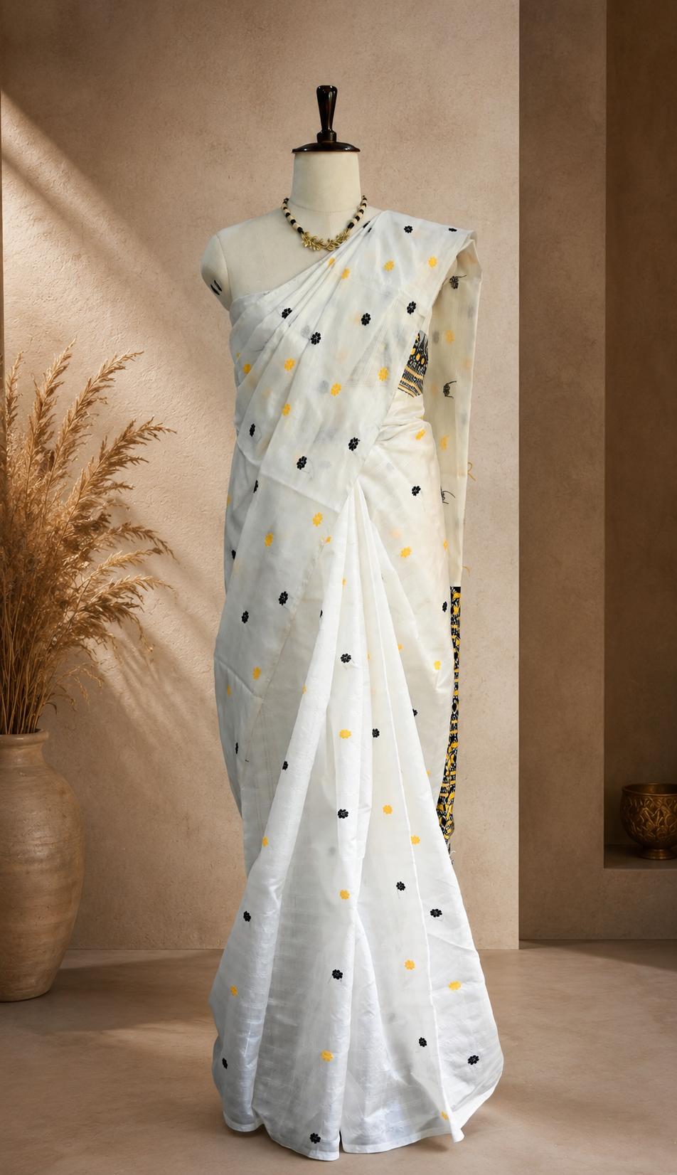 MULBERRY SILK GAARI SAREE - Image 4