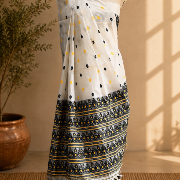 MULBERRY SILK GAARI SAREE