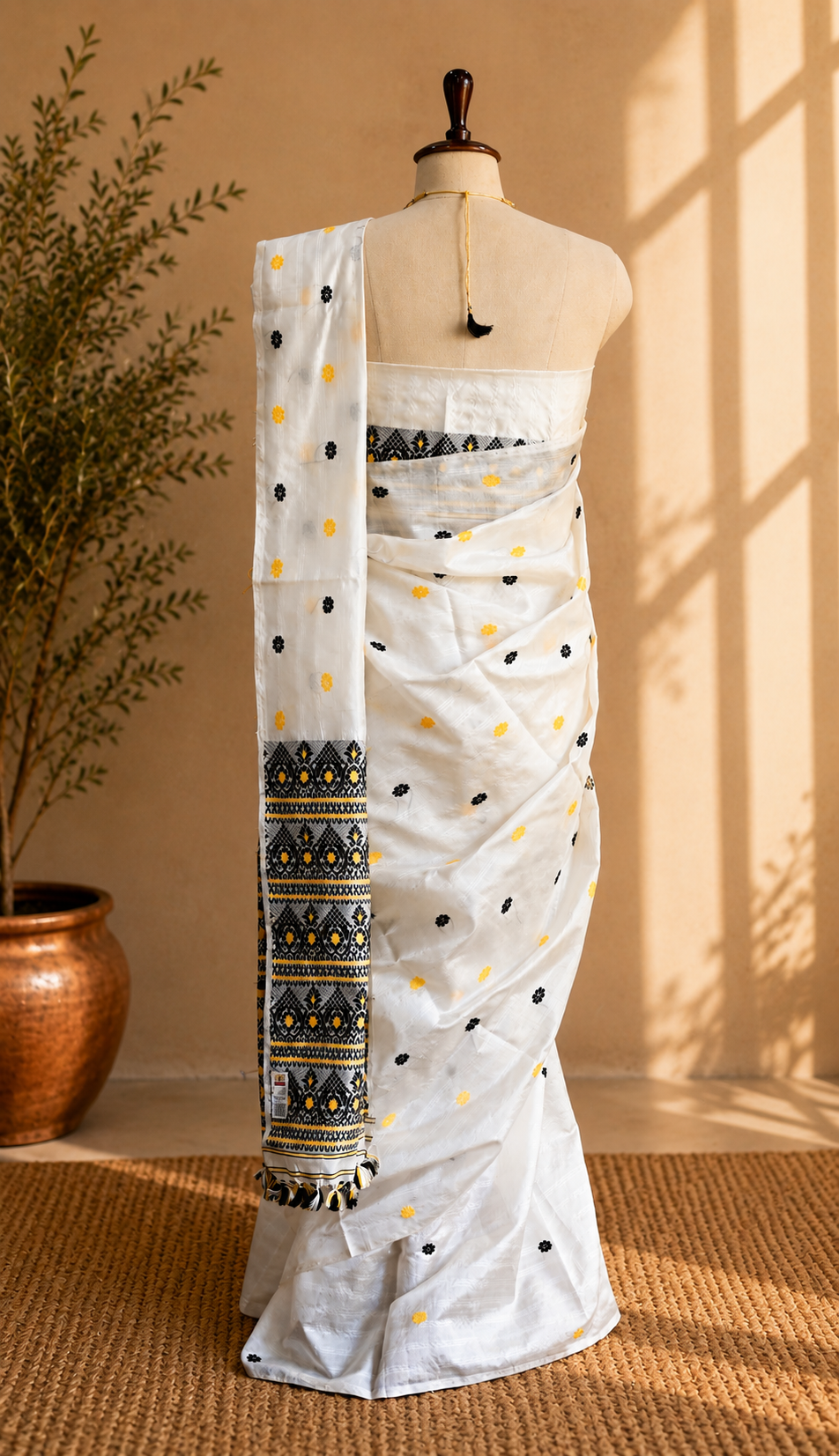 MULBERRY SILK GAARI SAREE - Image 5