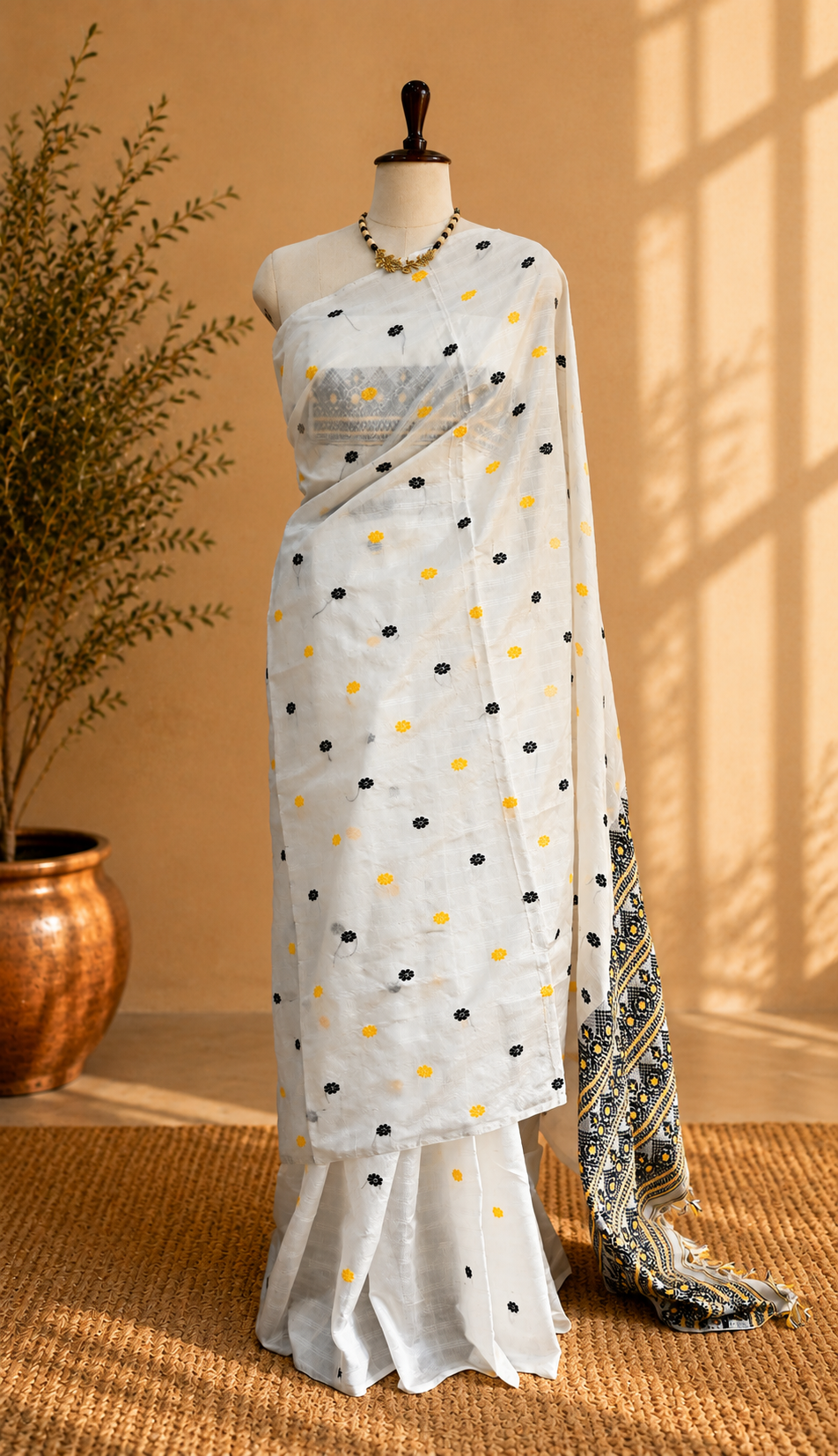 MULBERRY SILK GAARI SAREE - Image 2