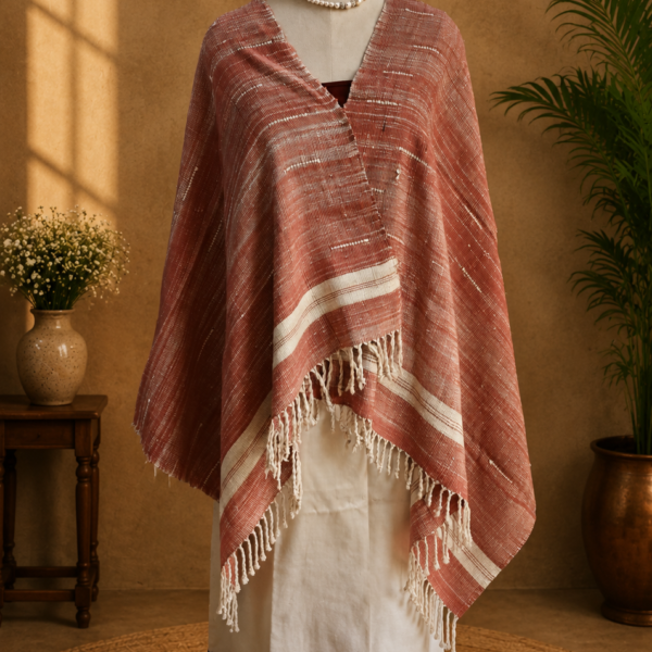 Alternative view of ERI SHAWL BUSKET