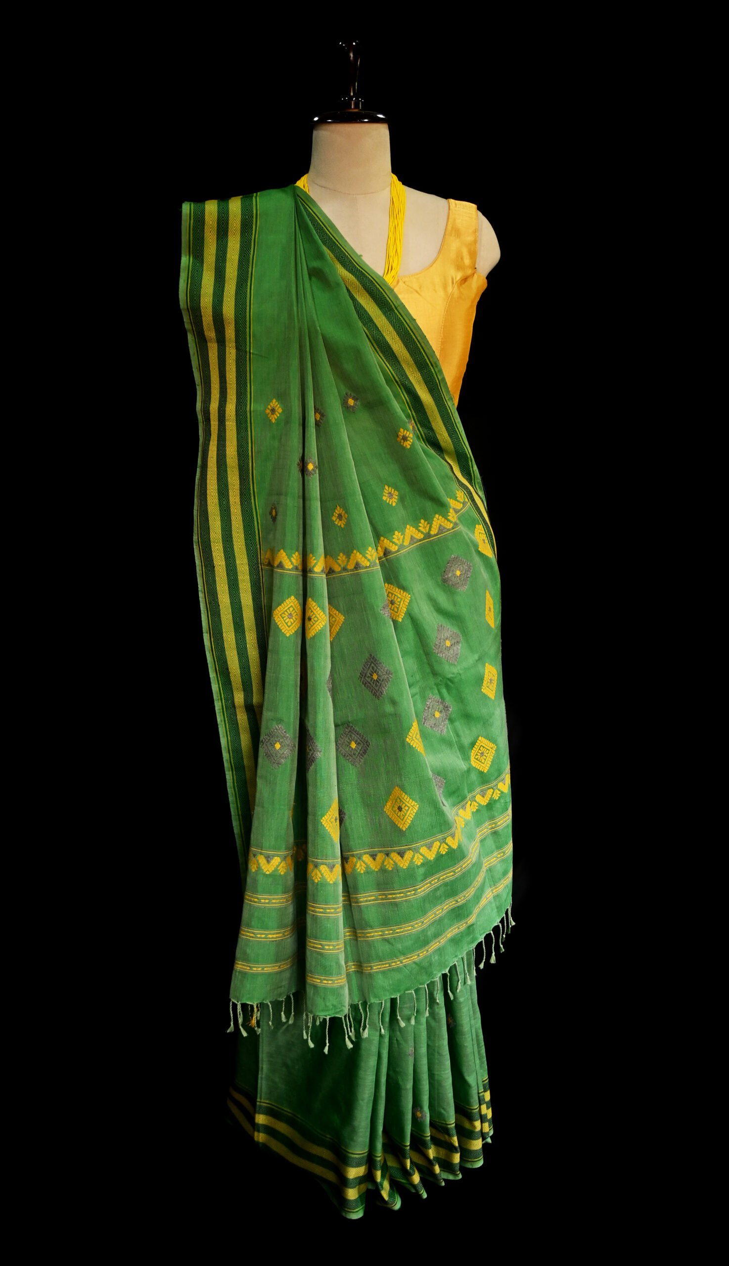 COTTON SILK SAREE DIAMOND - Image 3