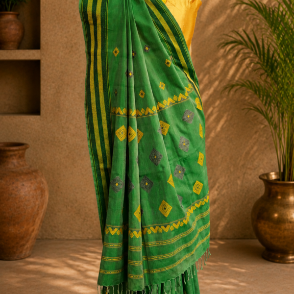 COTTON SILK SAREE DIAMOND