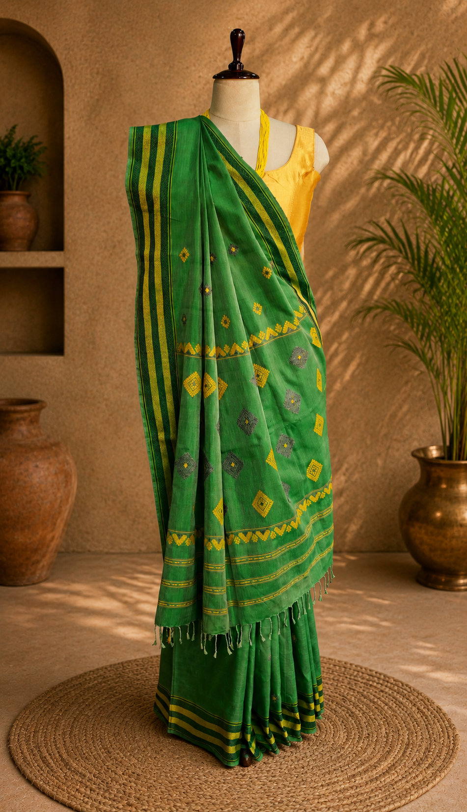 COTTON SILK SAREE DIAMOND