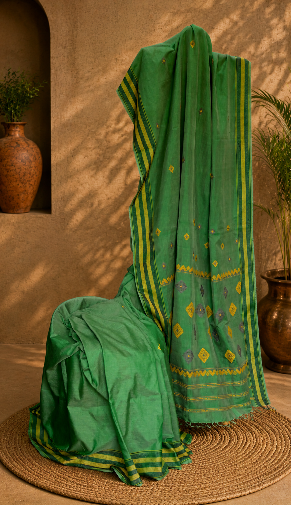 COTTON SILK SAREE DIAMOND - Image 6