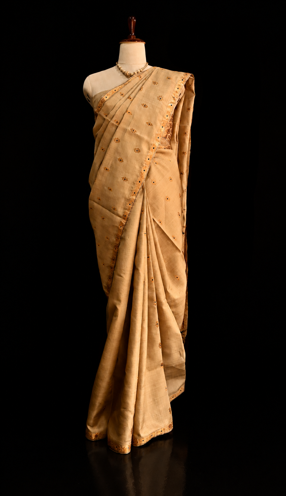 MUGA SAREE FLORAL - Image 4