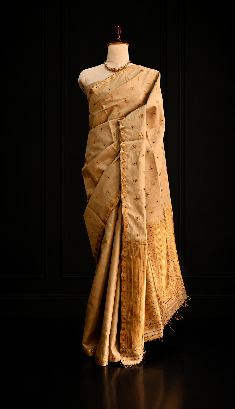 MUGA SAREE FLORAL - Image 3