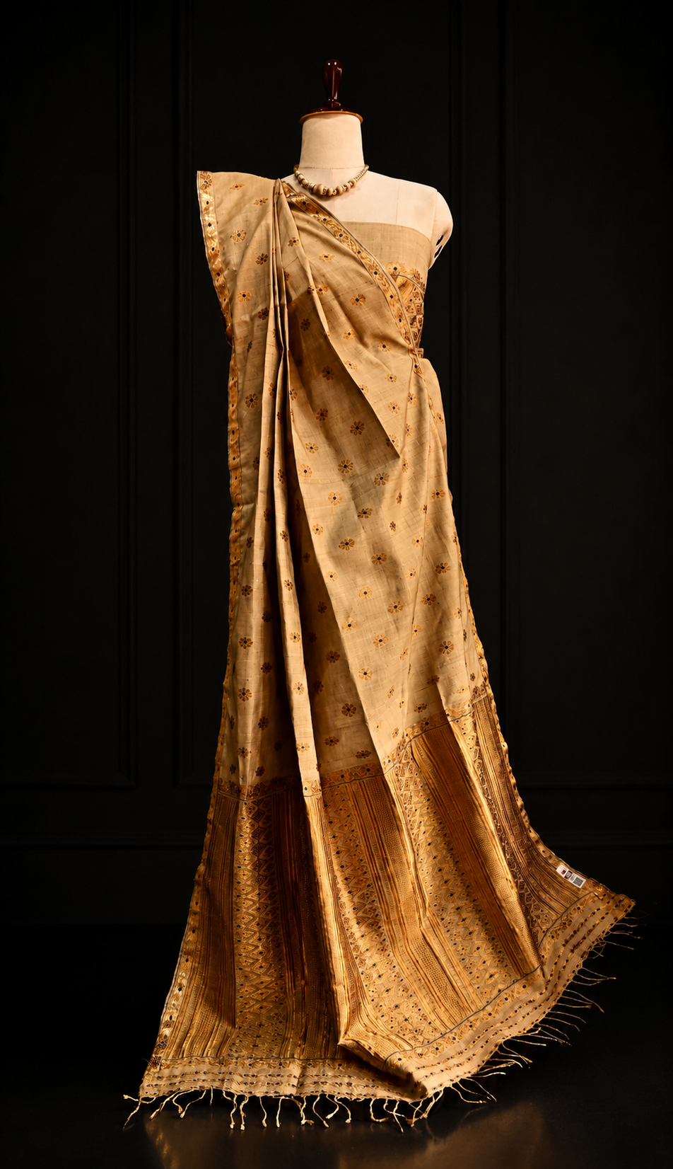MUGA SAREE FLORAL - Image 2