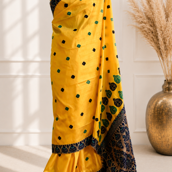 Alternative view of MULBERRY SAREE YELLOW
