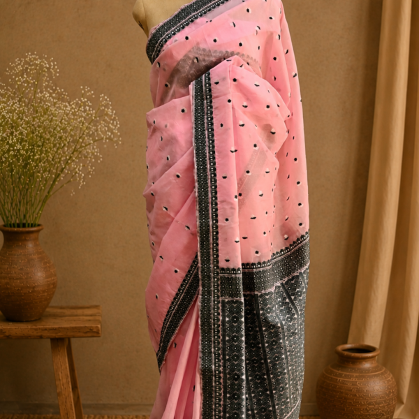 Alternative view of MULBERRY RAW SILK SAREE