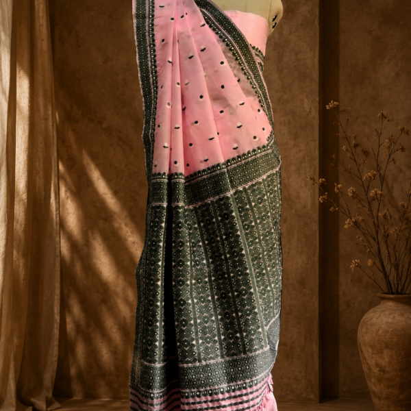 MULBERRY RAW SILK SAREE