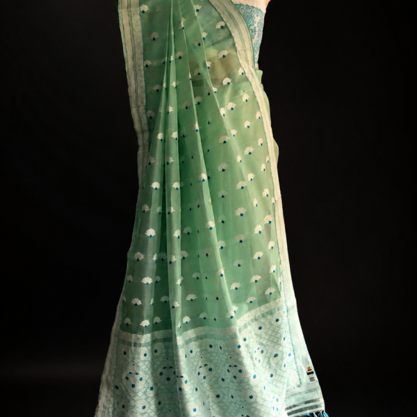 Alternative view of MULBERRY RAW SILK SAREE