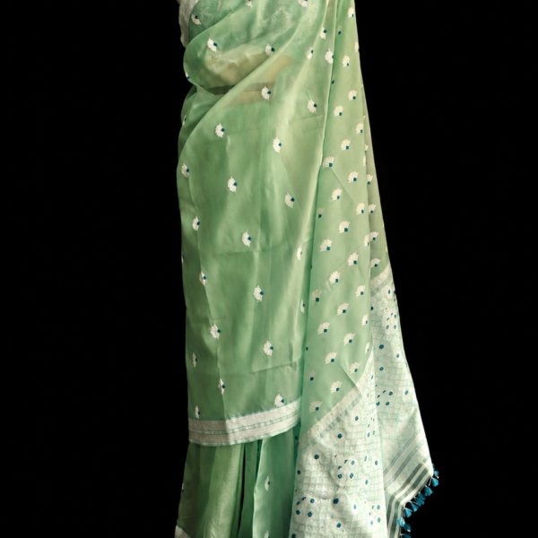 MULBERRY RAW SILK SAREE