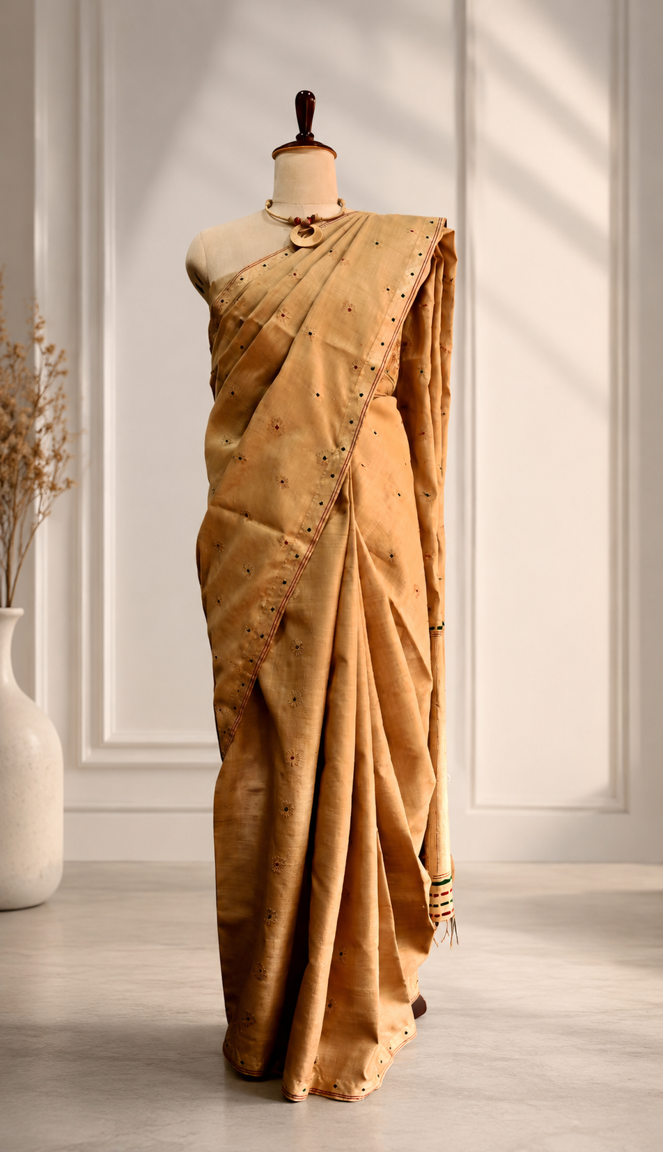 MUGA SAREE FLORAL - Image 5