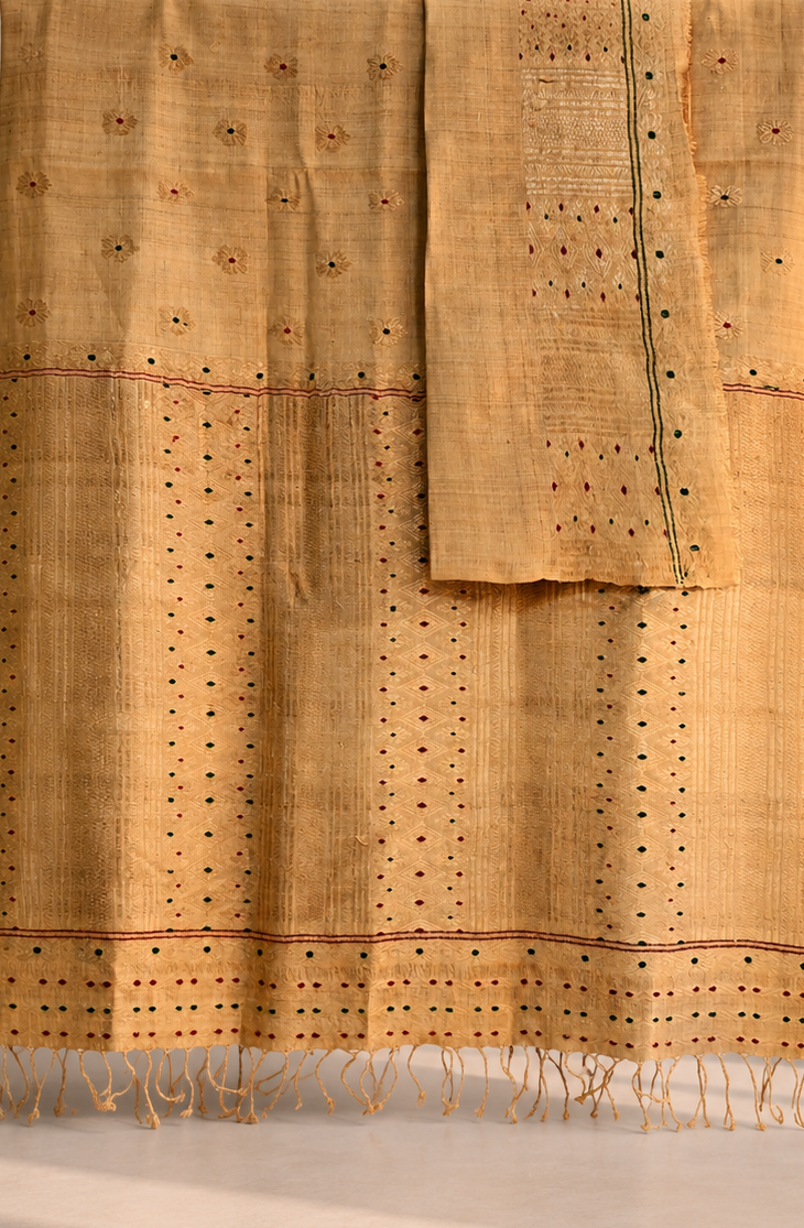 MUGA SAREE FLORAL - Image 7