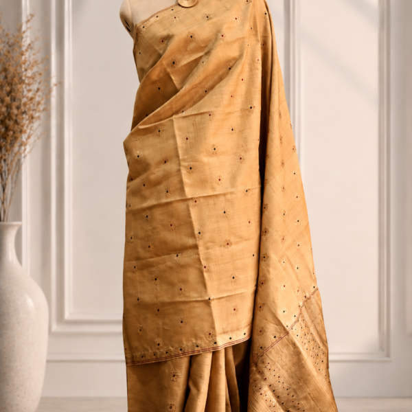 MUGA SAREE FLORAL