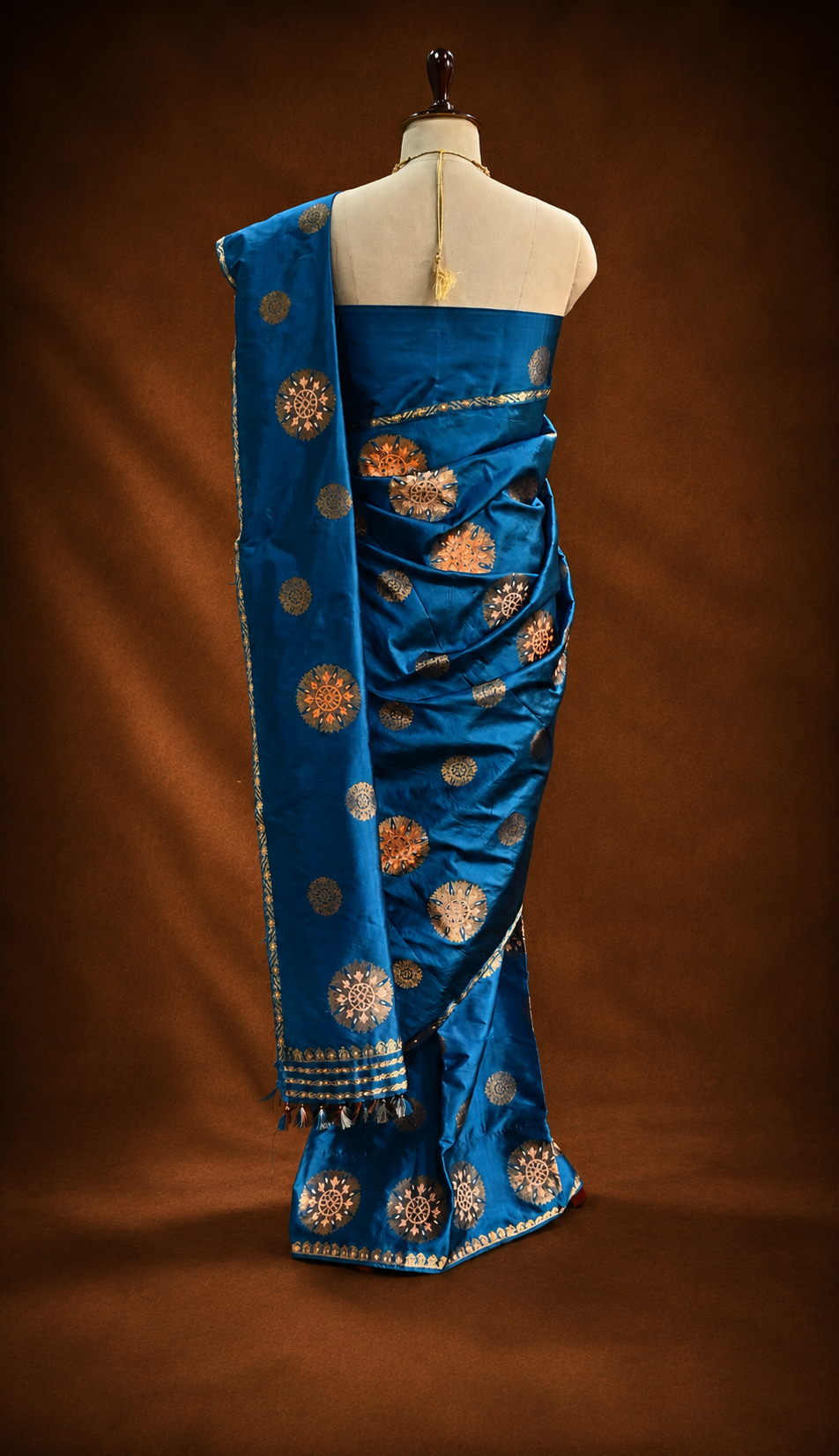 MULBERRY BLUE MEKHELA CHADOR - Image 3