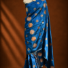 MULBERRY BLUE MEKHELA CHADOR - Image 2