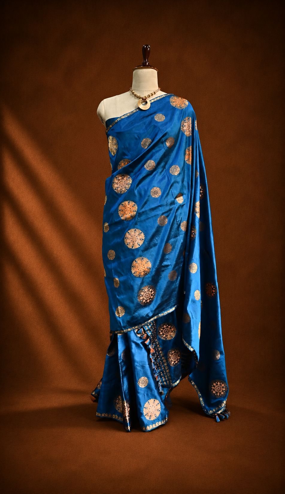 MULBERRY BLUE MEKHELA CHADOR - Image 2