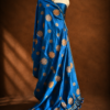 MULBERRY BLUE MEKHELA CHADOR - Image 5