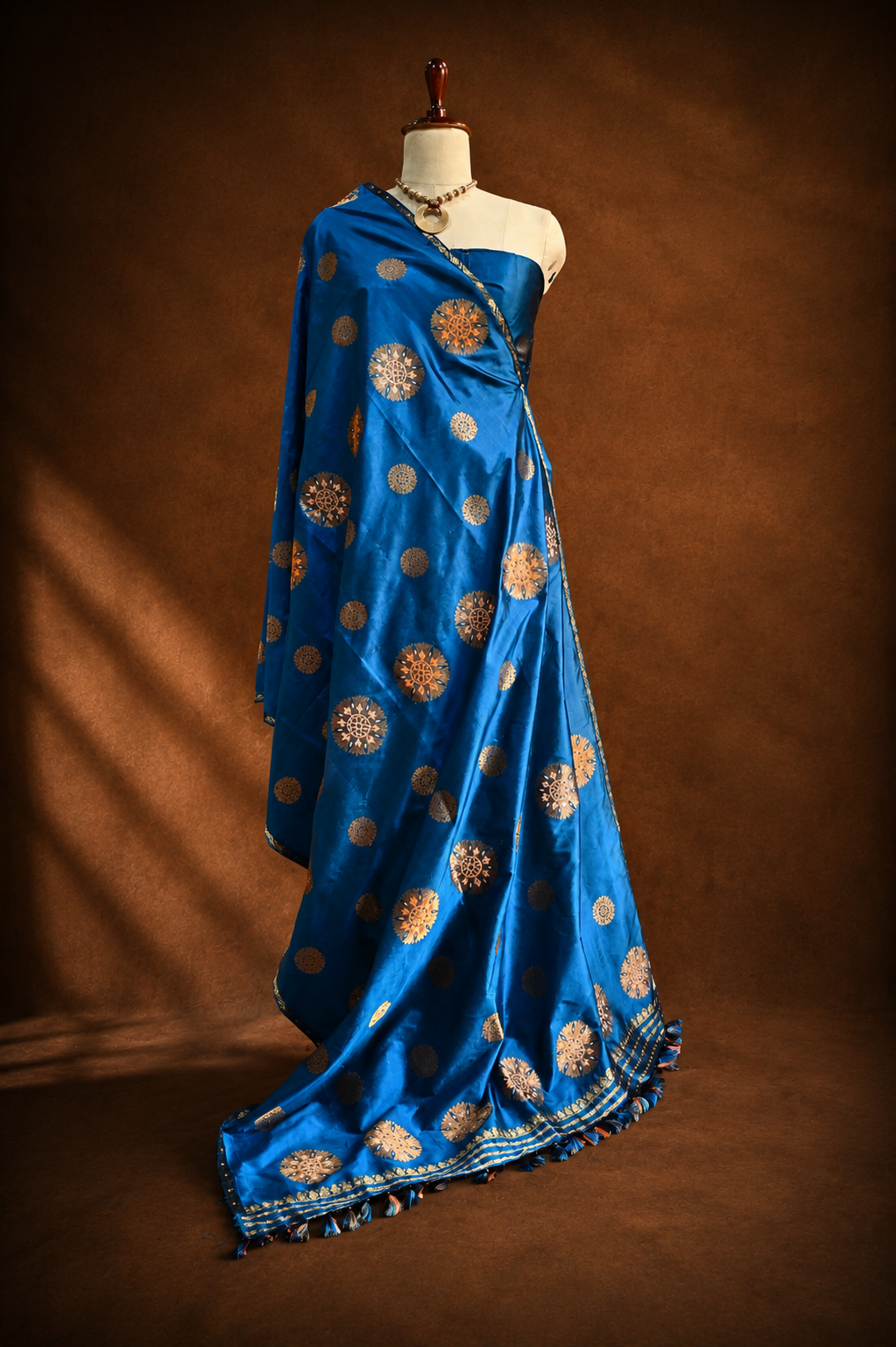 MULBERRY BLUE MEKHELA CHADOR - Image 5