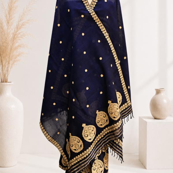COTTON SILK MEKHELA CHADOR