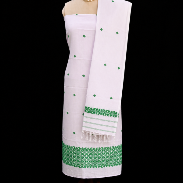 Alternative view of COTTON MULBERRY KURTI SET
