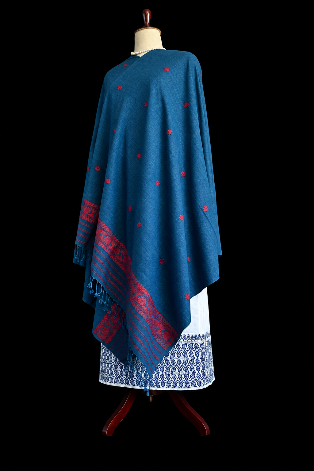 ERI SHAWL INDIGO