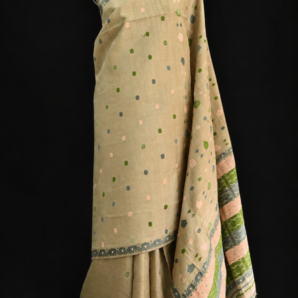 MUGA SAREE MULTICOLOR