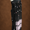 MULBERRY SILK SAREE BLACK - Image 2