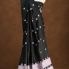 MULBERRY SILK SAREE BLACK - Image 5