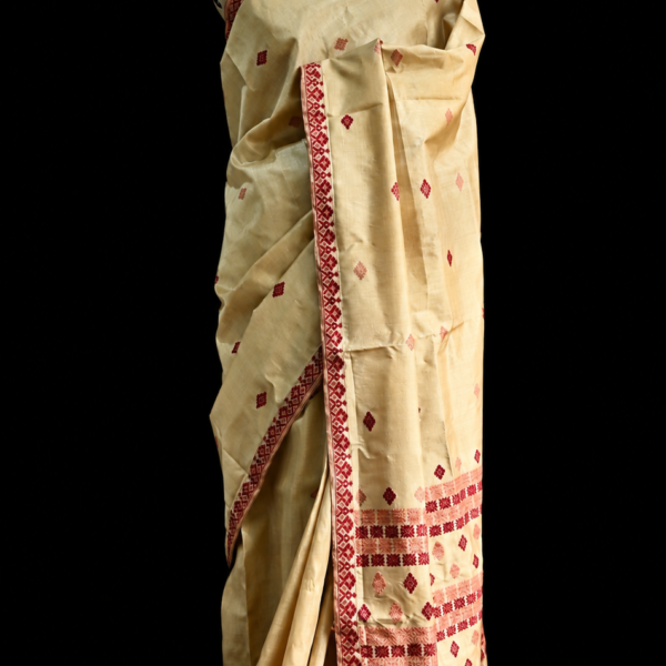 TASAR SAREE MULTICOLOR